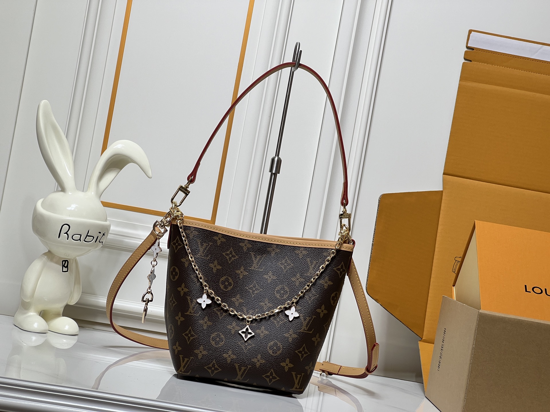 Louis Vuitton LV Classic Handbag Monogram Macassar Shoulder Strap Weekend Getaway Authentic Style